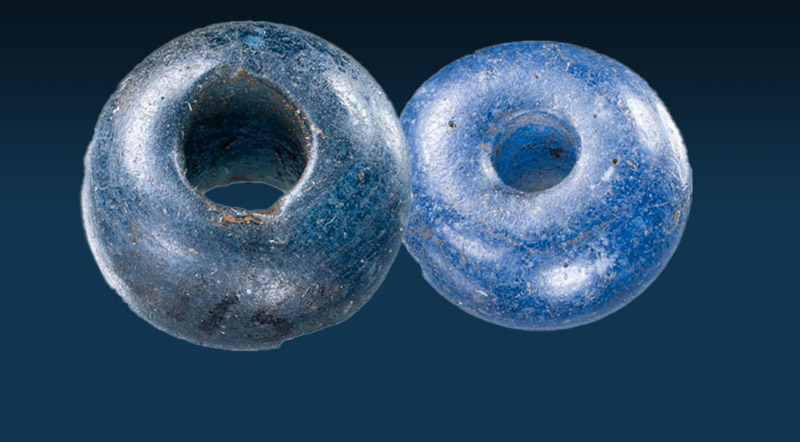 ancient egyptian blue glass